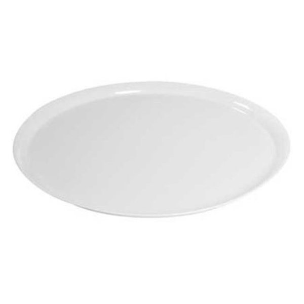 Fineline Settings Fineline Settings 7401-WH White Supreme 14" Round Tray 7401-WH